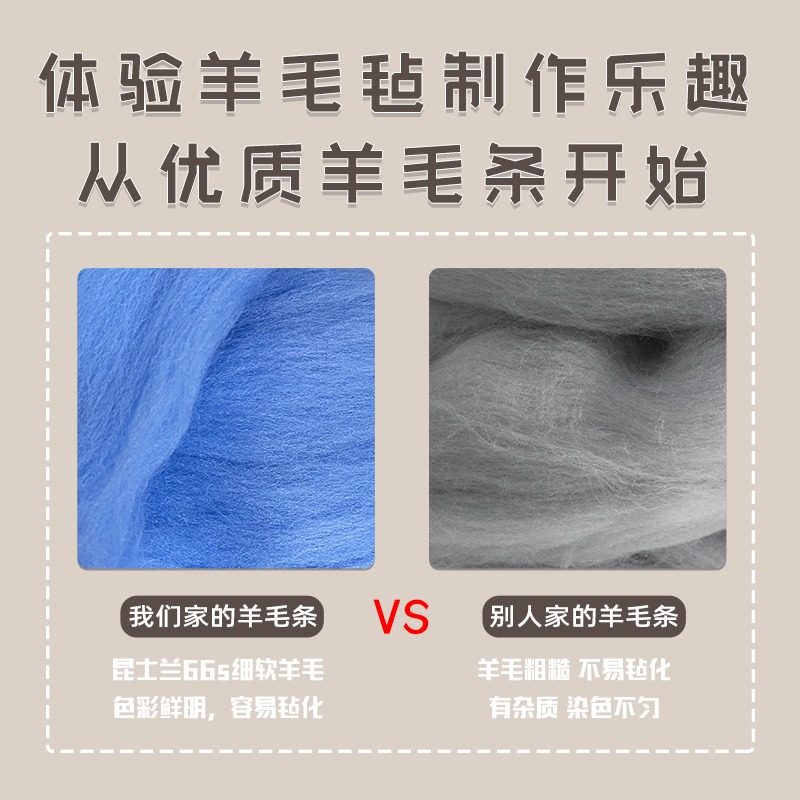 羊毛氈戳戳樂相框畫diy手工材料包戳戳繡情侶禮物玩偶手作裝飾畫-細節圖3