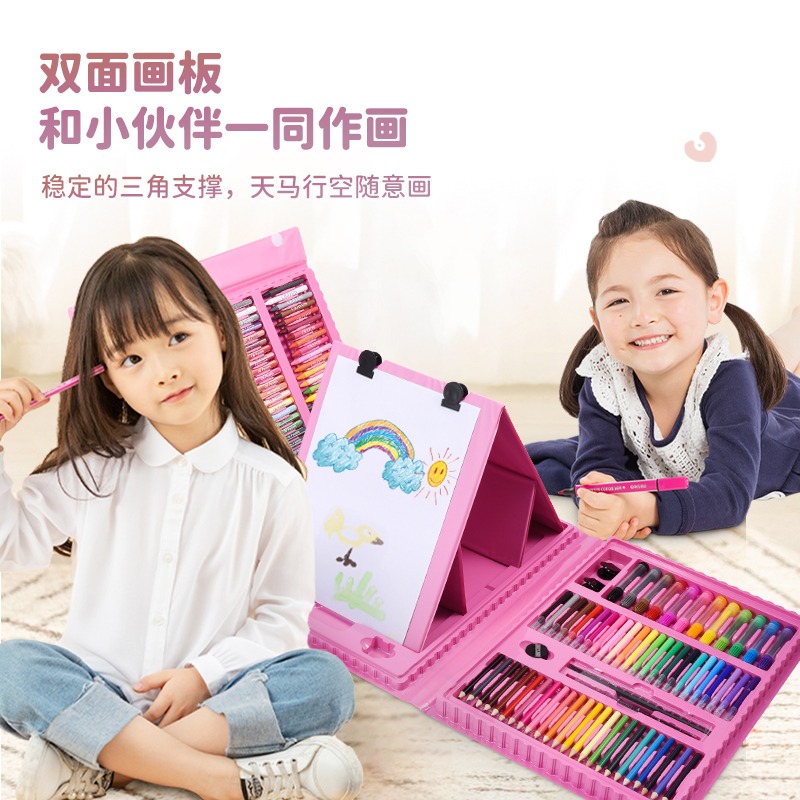 家用畫畫板兒童小孩塗鴉學塗色手寫板幼兒園繪畫板玩具神器寶寶圖-細節圖2
