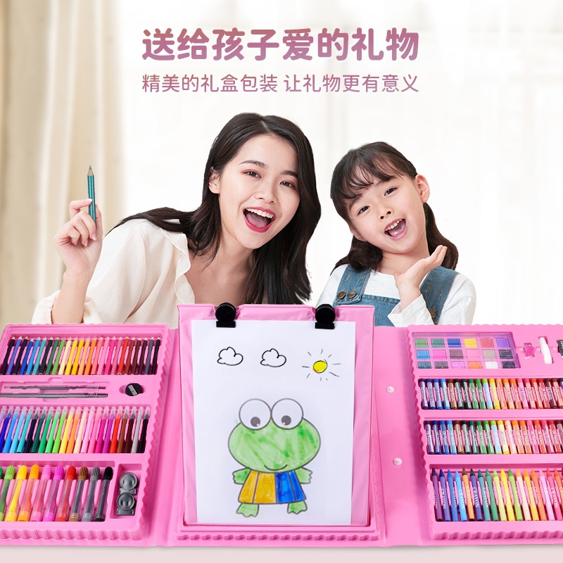 家用畫畫板兒童小孩塗鴉學塗色手寫板幼兒園繪畫板玩具神器寶寶圖-細節圖5