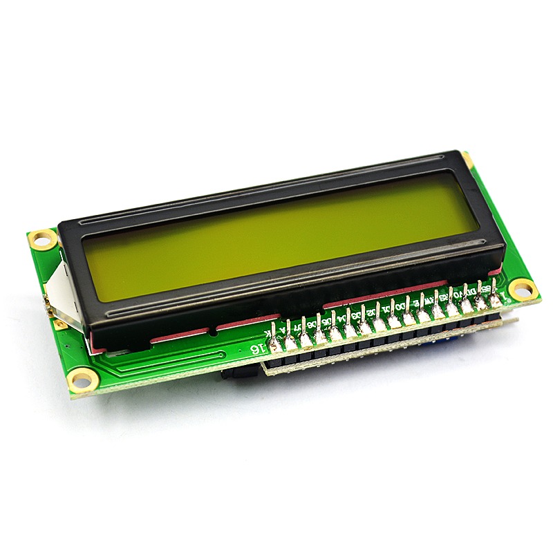 LCD1602轉接板 含黃綠液晶屏 IIC/I2C/接口 送函數庫 5V 轉接模塊-細節圖2