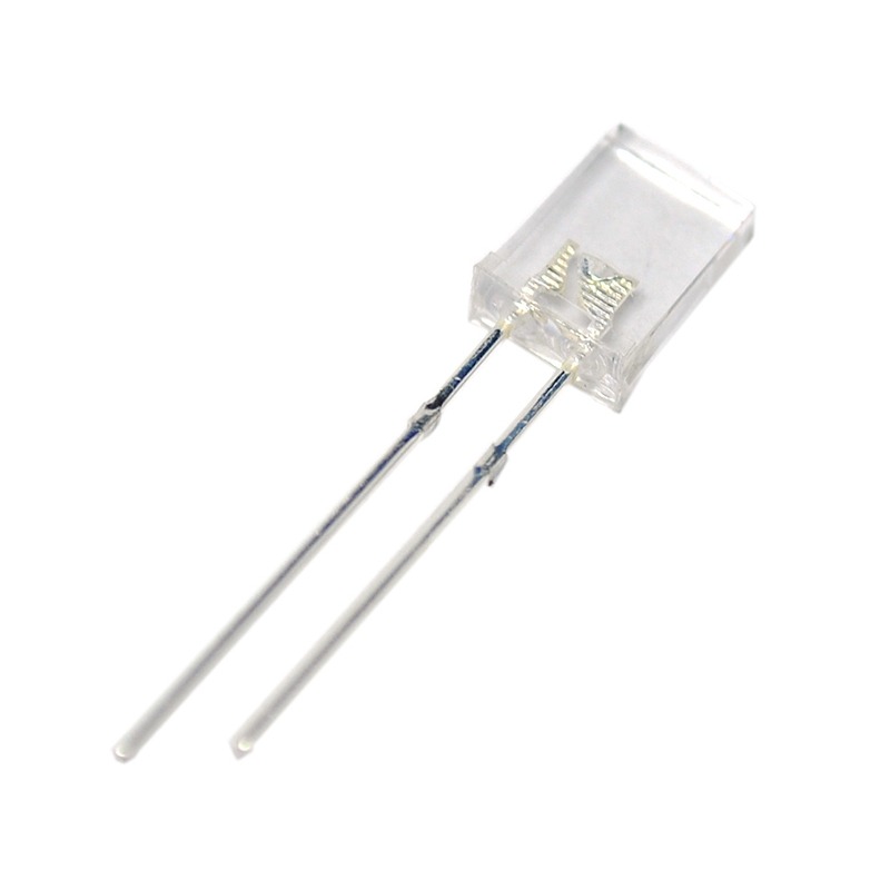 Risym 2*5*7方形LED燈 白發黃 黃色 2x5x7 發光二極管 黃光 50只-細節圖2