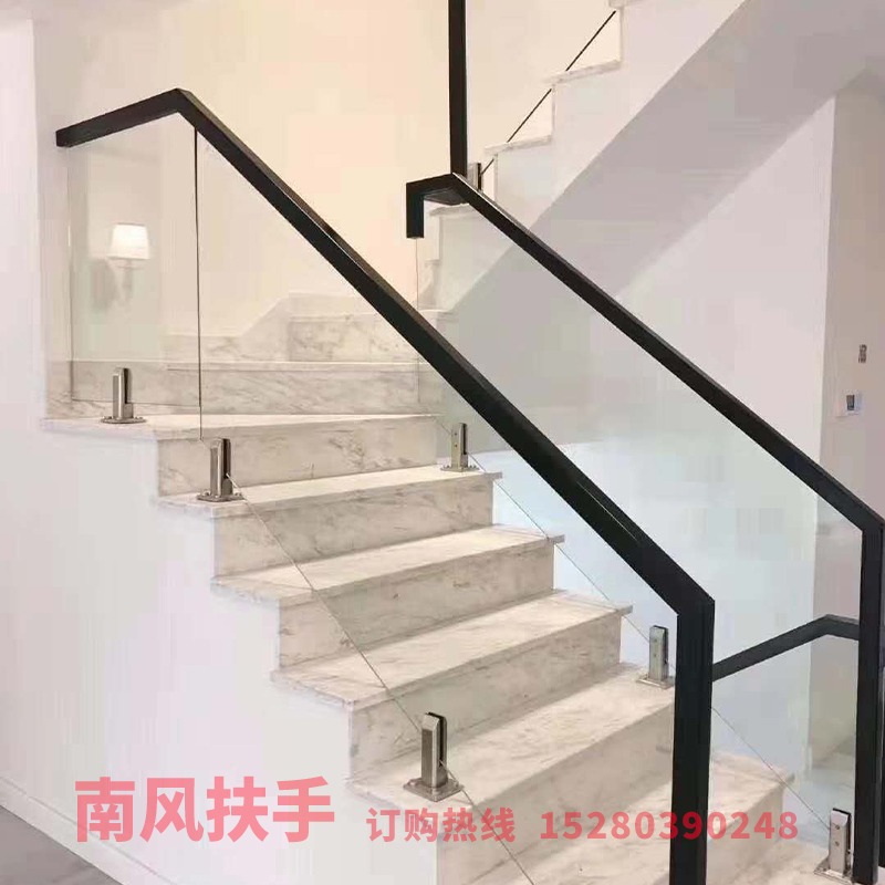 直銷不銹鋼玻璃欄桿底座陽臺樓梯扶手固定腳配件大全免打孔泳池夾-細節圖3