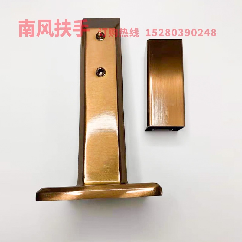 直銷不銹鋼玻璃欄桿底座陽臺樓梯扶手固定腳配件大全免打孔泳池夾-細節圖4