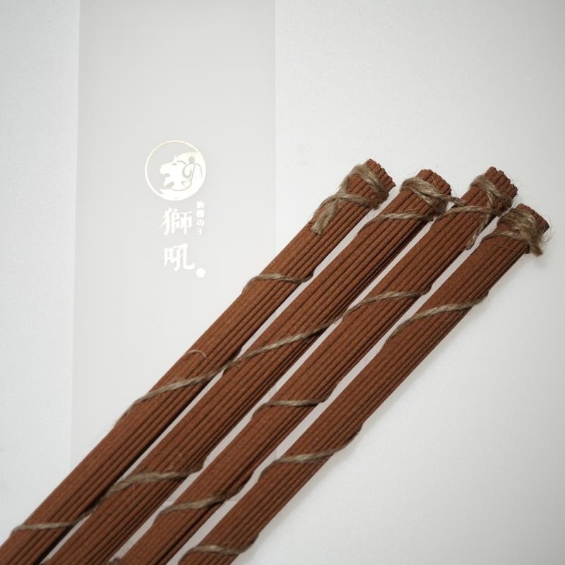 獅吼線香臥香進口野生檀香居士磨粉自制超高含量 煙小 香味輕淡雅-細節圖2