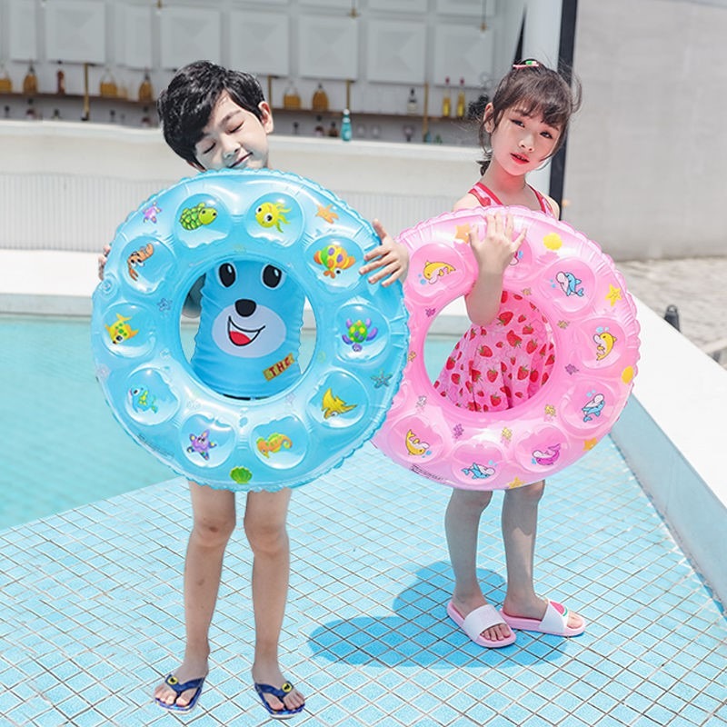 兒童游泳圈3-5-7-10歲成年人救生圈小孩加厚雙層男女充氣浮圈腋下-細節圖3