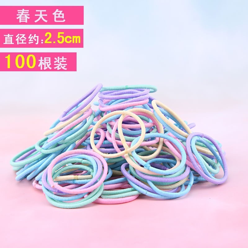 韓版兒童發圈不傷發小女孩扎頭發皮筋發繩頭飾無縫橡皮筋寶寶頭繩-細節圖10