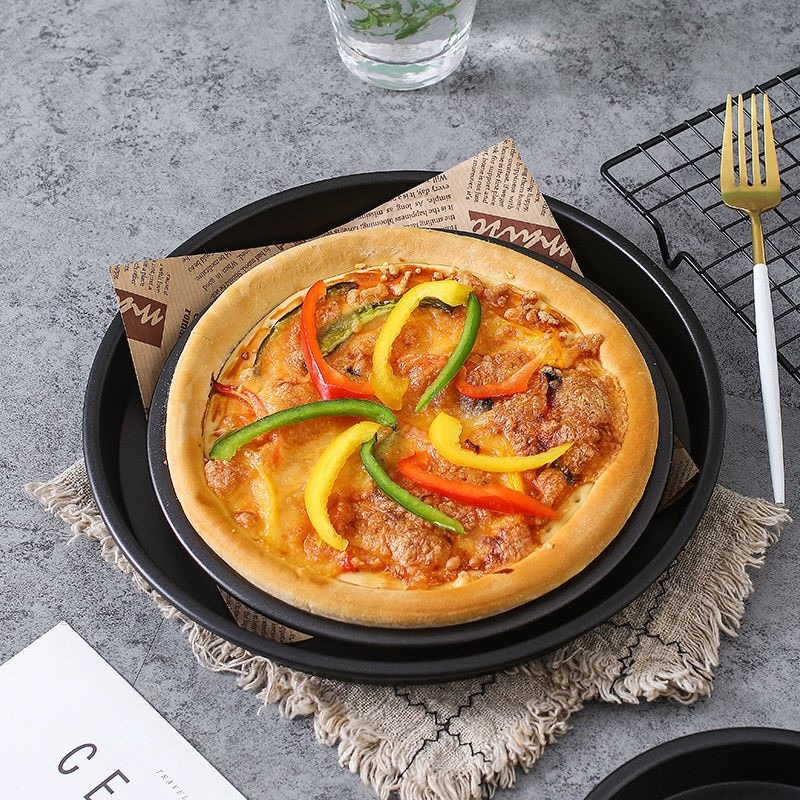披薩餅底烤盤烤箱專用的pizza蛋糕模具家用烘培工具商用加厚不粘-細節圖5