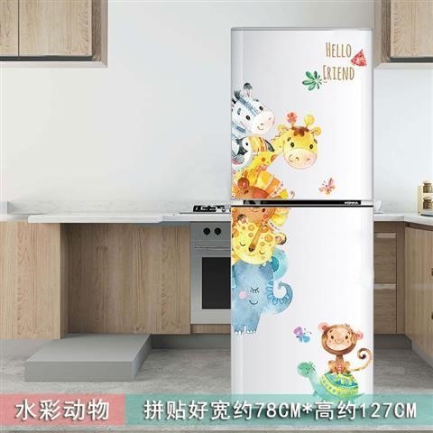冰箱貼電視櫃櫥櫃貼畫花朵小清新北歐ins風衣櫃裝飾自粘背景貼紙-細節圖6