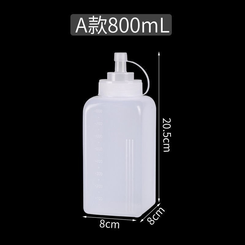 進口塑料擠醬瓶大口徑擠壓瓶果醬番茄沙拉醬汁瓶醬料瓶商用擠壺粗-細節圖7