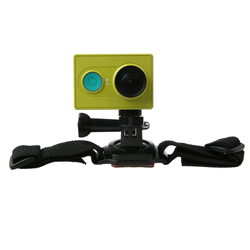 GoPro配件 SJ4000頭盔帶 hero4Session 360度旋轉頭盔固定帶綁帶-細節圖5