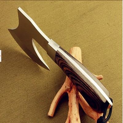 手斧廚房砍骨剁肉不銹鋼板斧農場戶外野營工具鋒利的一體斧子高碳-細節圖3