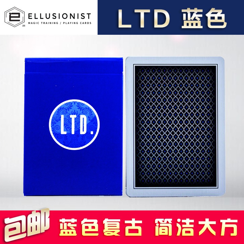 LTD撲克牌 藍色 Blue Limited Edition Deck 單車牌 Ellusionist-細節圖2