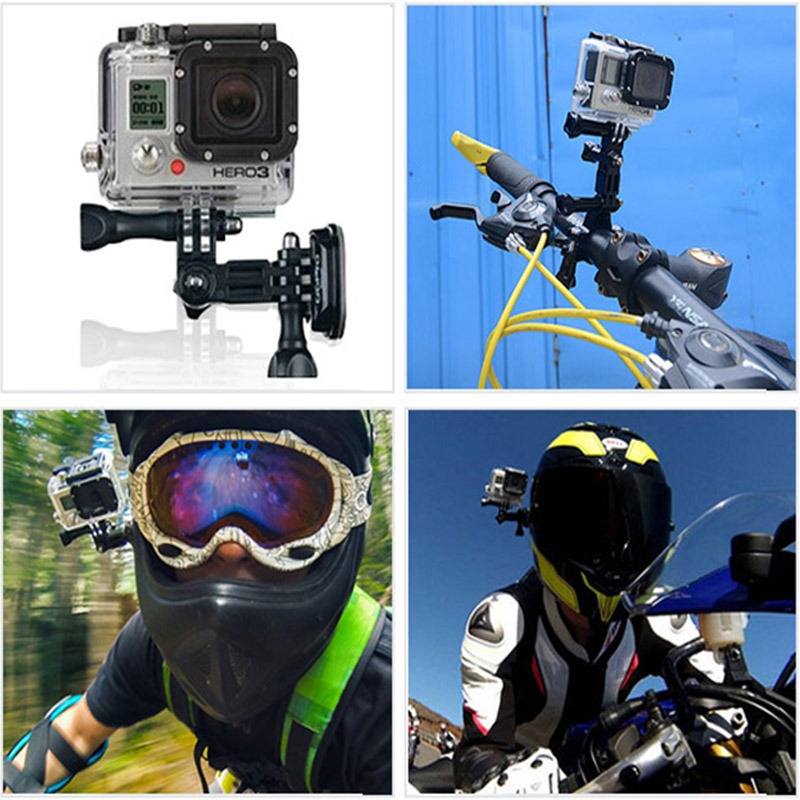 GoPro hero4/3+ 小米小蟻 山狗 胸帶 頭帶 三向調節臂 活動鏈接-細節圖5