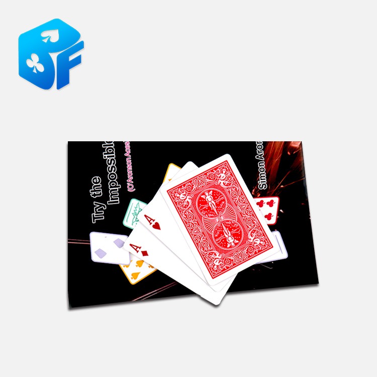 北方魔術道具 Try the impossible  4A齊聚 經典近景撲克牌組手法-細節圖4