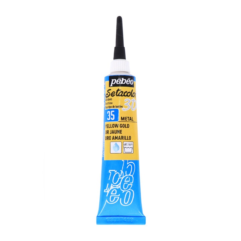 法國Pebeo貝碧歐20ml3D織物立體顏料DIY手繪紡織裝飾塗料勾線畫筆-細節圖5