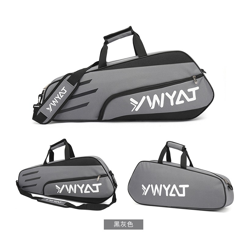羽毛球包YWYAT系列六支裝單肩多功能羽毛球網球運動包二支小拍套-細節圖4