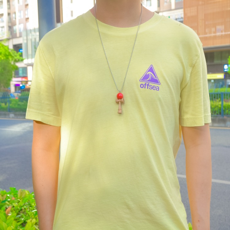贏家劍玉項鏈 ins潮流鈦鋼不掉色 簡約百配 掛墜劍球kendama-細節圖3