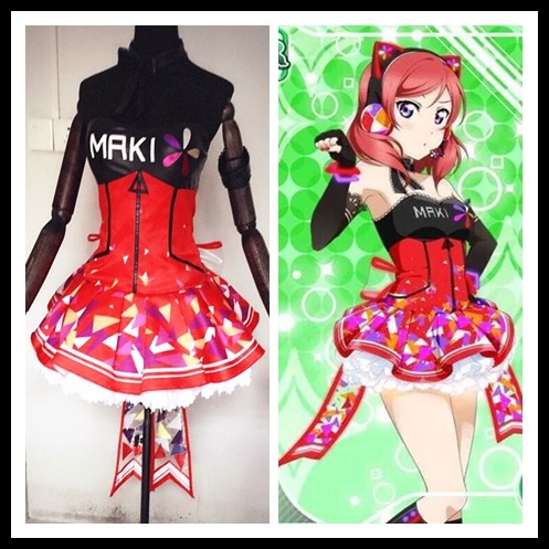 lovelive電玩覺醒南小鳥希妮可繪裏花陽凜果果海未cos服裝LED裙撐-細節圖2