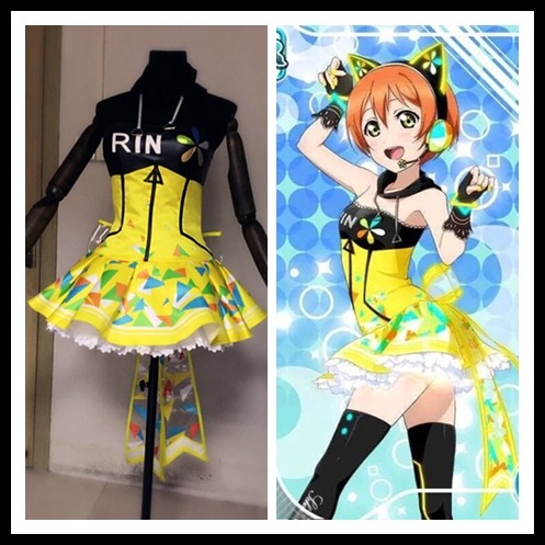 lovelive電玩覺醒南小鳥希妮可繪裏花陽凜果果海未cos服裝LED裙撐-細節圖5