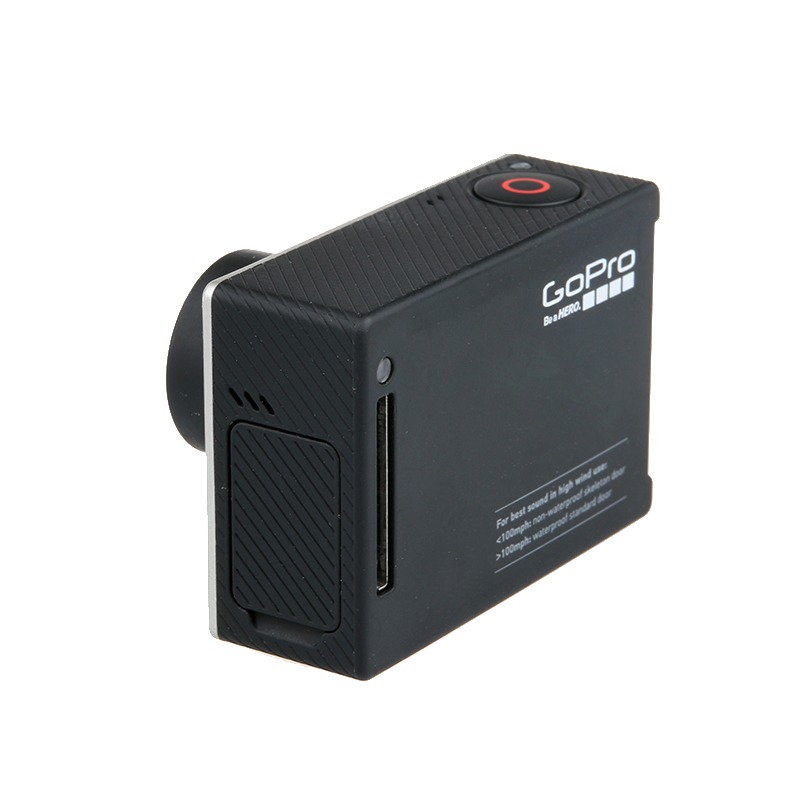 gopro配件 hero4黑狗銀狗攝像機側蓋數據蓋防塵蓋 同款電池蓋-細節圖3