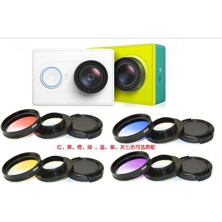 小蟻1代2代4K相機lite鏡頭蓋37mm UV鏡偏振CPL可調ND漸變濾鏡星光-細節圖3