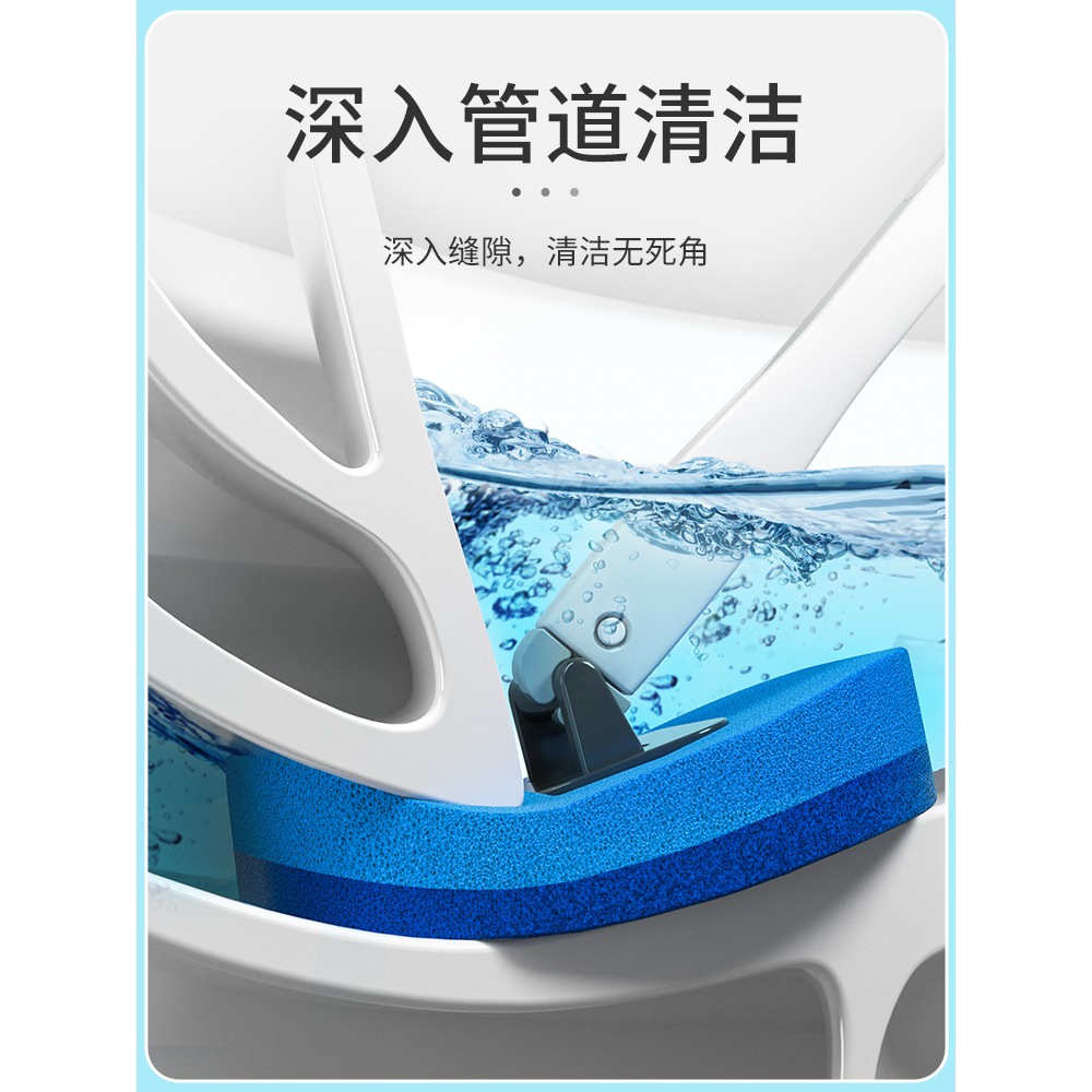 一次性馬桶刷掛墻式無死角家用套裝長柄可拋式壁掛洗廁所刷子神器-細節圖2