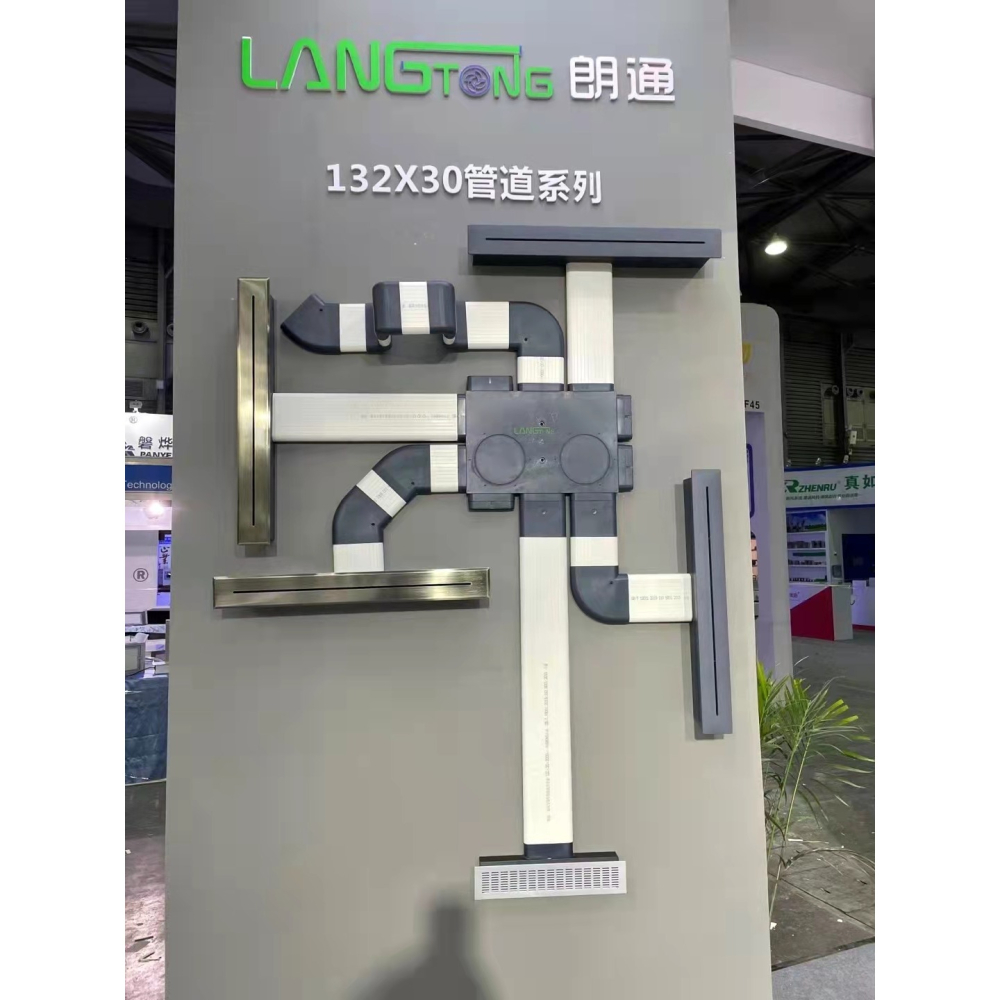 新風地送風出風口扁管家用地出風排風口長方形高檔不銹鋼面板加長-細節圖5