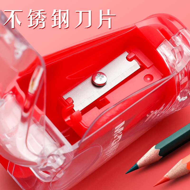 晨光高效省力卷筆刀 考試專用便攜式迷你小巧型削筆刀美術專業易削耐磨不斷芯削筆器鉛筆刨幼兒園獎品筆刨-細節圖3