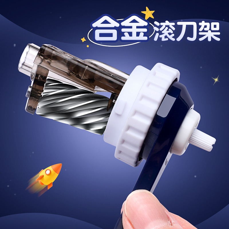 卷筆刀手搖轉筆刀男孩削筆器削筆刀兒童小學生削筆器非自動手動鉛筆刨旋筆刀絞筆機女削筆機幼兒園專用鉛筆刀-細節圖4