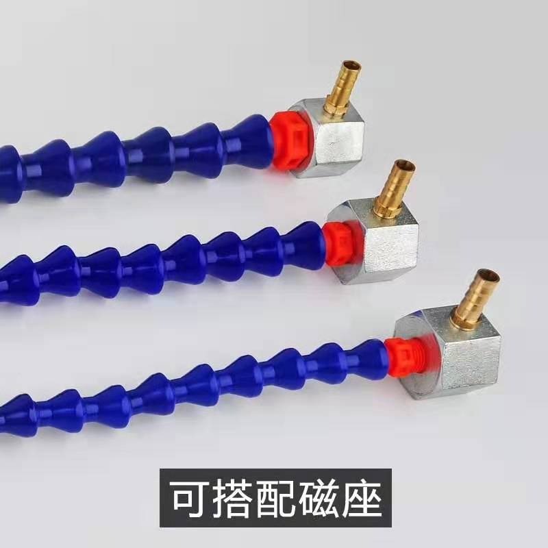 油管圓【扁】嘴/塑料機牀冷卻管自動車牀可調萬向噴油管4分-細節圖3