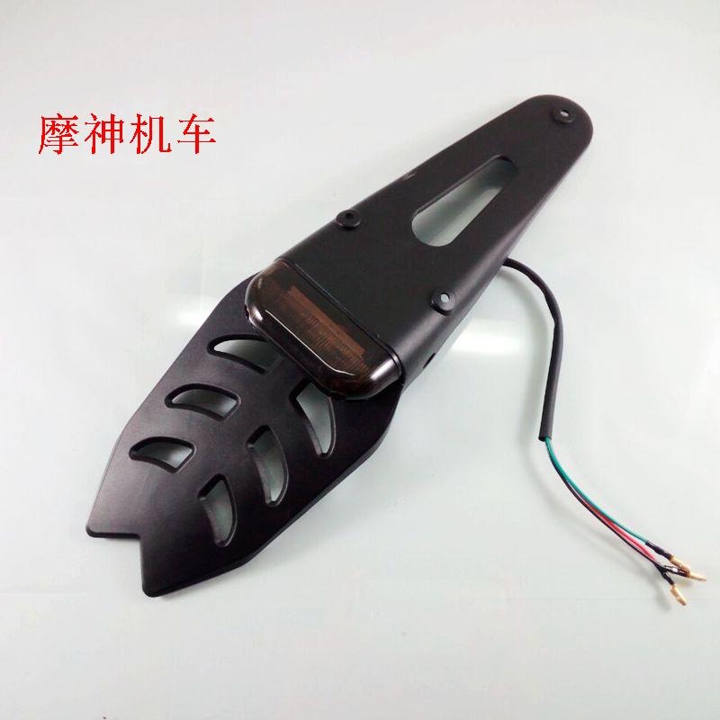 摩托車後擋泥板尾燈越野摩托車LED剎車燈越野摩托車尾燈牌照燈-細節圖2