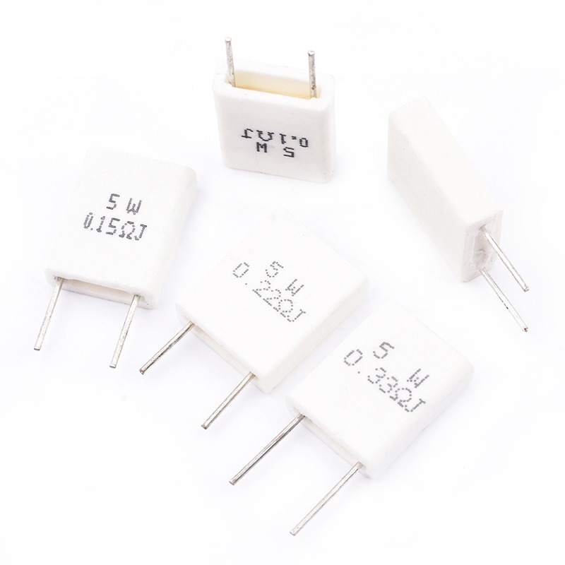 5W無感水泥電阻器 0.1/0.15/0.22/0.25/0.33/0.5Ω 歐 ΩJ R 5%-細節圖3
