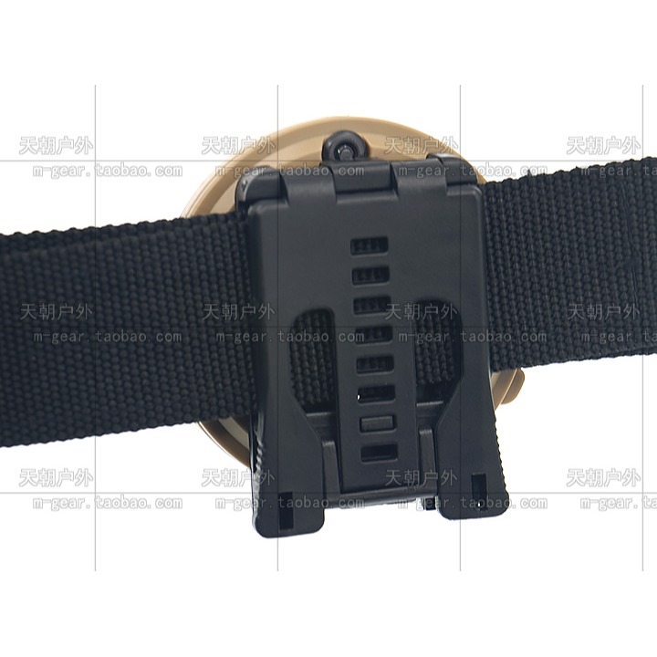 美式GCODE RTI快拔套用快拆戰術背心MOLLE織帶胸板/腰帶腰掛泥色-細節圖3