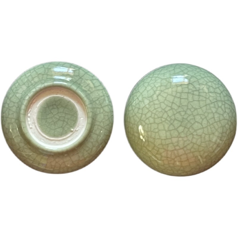 印泥盒印缸精品特小號景德鎮冰紋開片單色釉內徑5.4釐米/金石篆刻-細節圖5