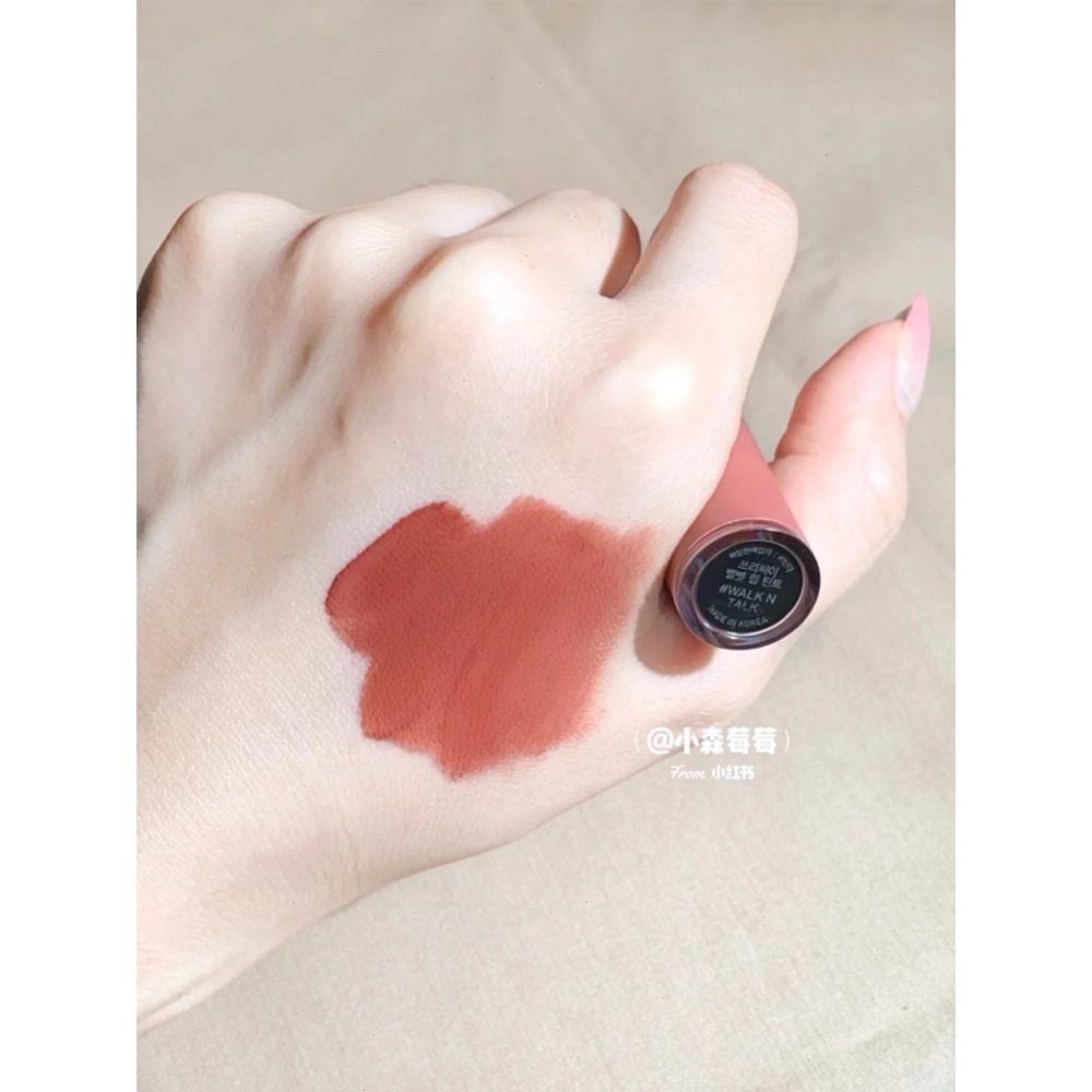 3ce脣釉walk n talk奶茶橘色口紅小眾品牌女平價學生秋冬脣泥顯白-細節圖3