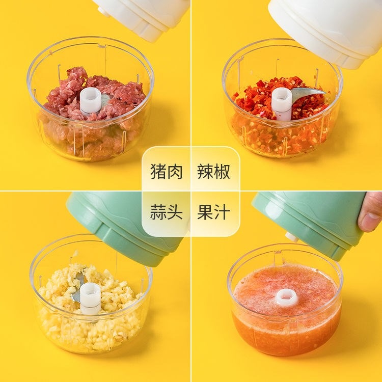 電動廚房蒜泥神器攪蒜器打蒜器絞蒜器小絞肉機搗蒜尼神器家用小型-細節圖4