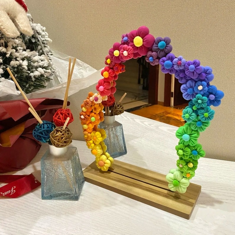 手工黏土套裝可DIY創意相框不規則鏡子裝飾材料包兒童動手橡皮泥-細節圖2