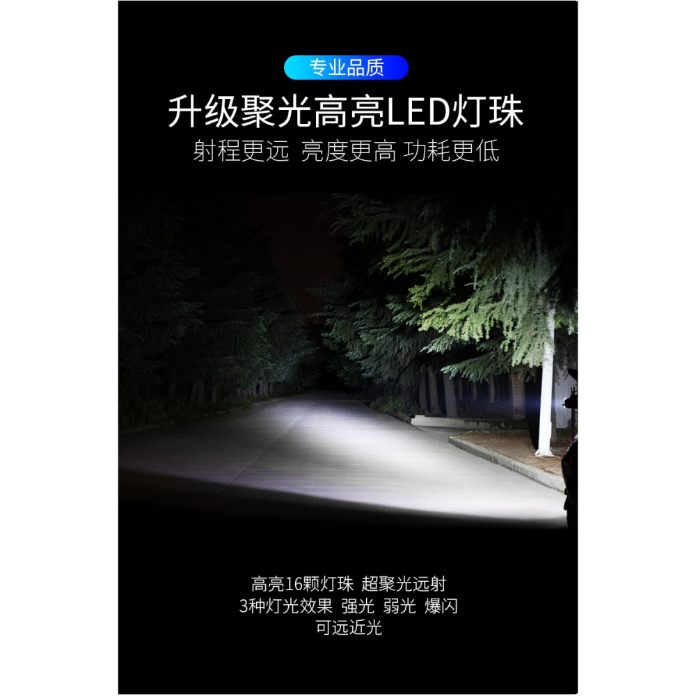 電動電瓶車電led大燈內置 超亮摩托車led大燈 超亮遠光燈內置爆閃-細節圖9
