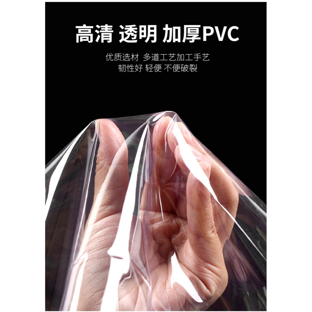 電動車擋風透明板加大防風加厚踏板摩托車擋風罩高清擋雨板擋風板-細節圖8