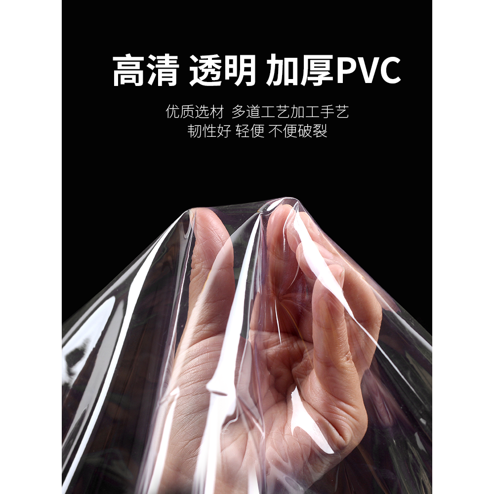 摩托車前擋風板加大防風加厚電動車擋風罩透明電瓶車前面擋風擋雨-細節圖2