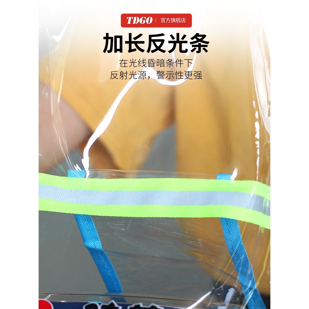 電動車擋風板擋雨透明冬季擋風罩加厚擋雨板踏板摩托車擋風板高清-細節圖5