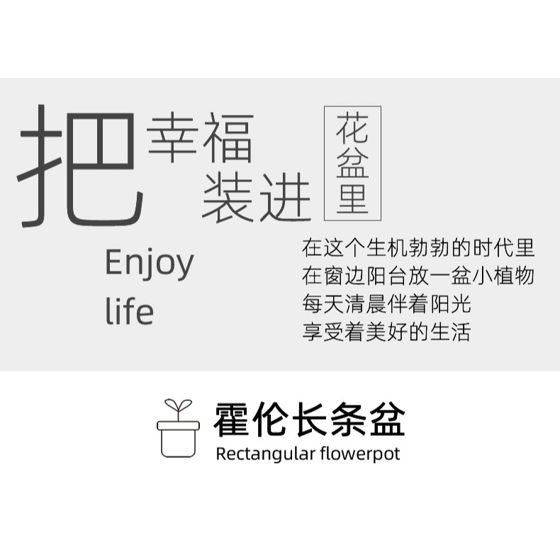 陽臺室內蔬菜種植箱特大菜盆塑料花盆長方形加厚家庭種菜清倉-細節圖6