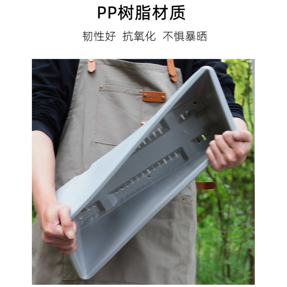 陽臺室內蔬菜種植箱特大菜盆塑料花盆長方形加厚家庭種菜清倉-細節圖9