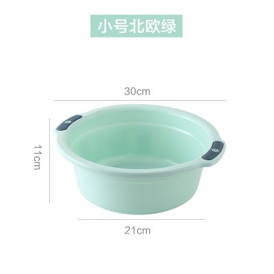 加厚塑料臉盆家用大號成人洗衣服盆學生宿舍洗臉盆子洗腳盆-細節圖10