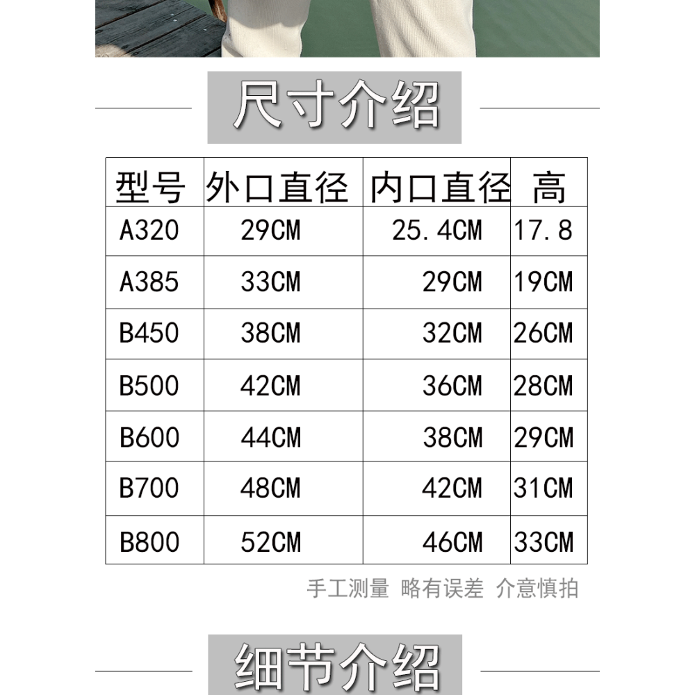 大型荷花盆無孔水培綠植睡蓮盆栽特大塑料有孔果樹圓形加厚仿陶瓷-細節圖6