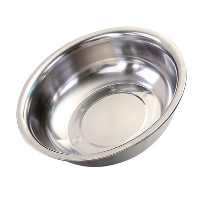 不銹鋼和麪盆圓形廚房家用加深加厚盆特大號湯盆打蛋洗菜盆洗臉盆-細節圖9
