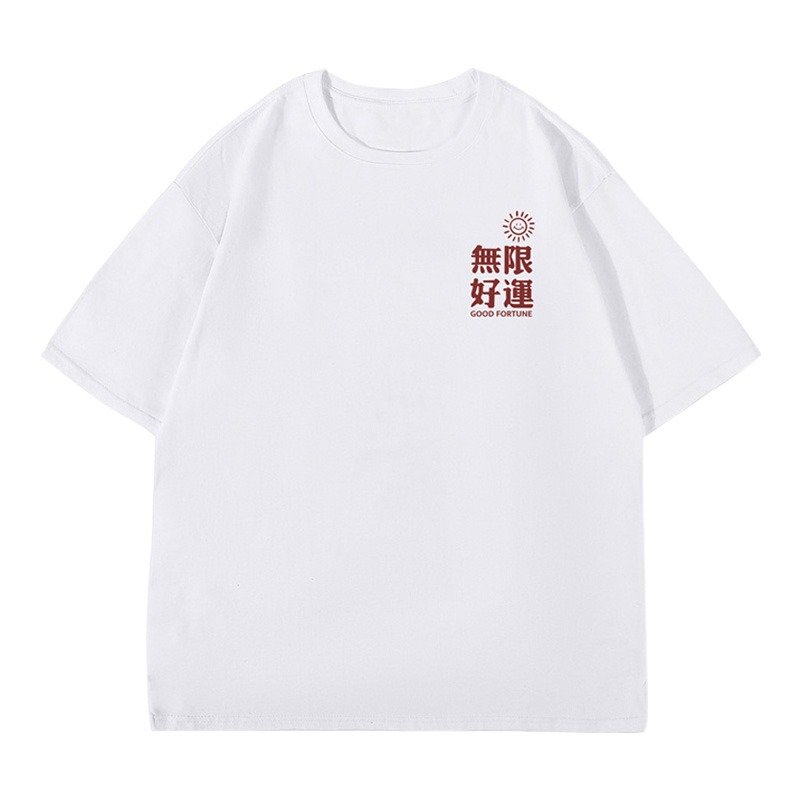 美式潮牌oversize精梳棉短袖男生夏季重磅t恤oldschool情侶裝半袖-細節圖5