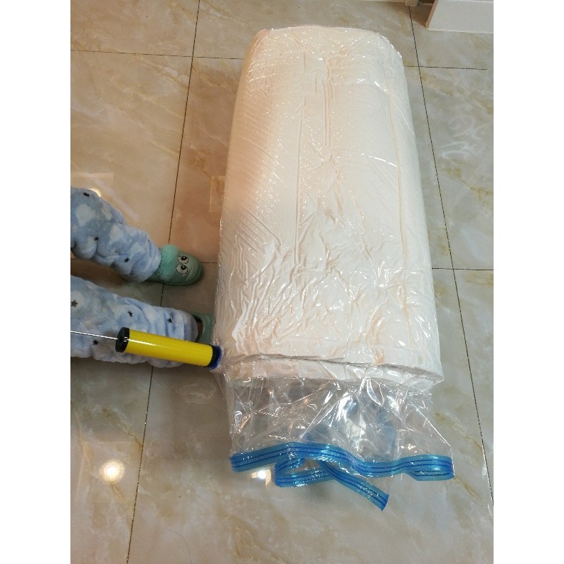 240*130收納乳膠牀墊特大抽真空壓縮袋超大加厚毛絨玩具搬家打包-細節圖5