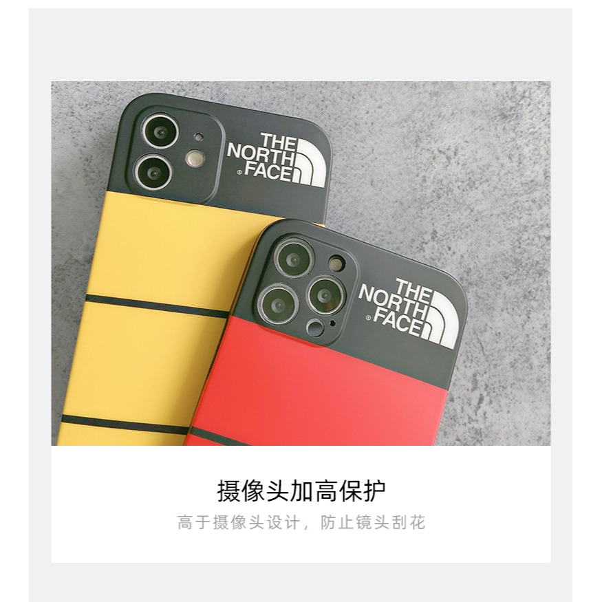 潮牌TNF北面蘋果12手機殼新款適用iphone13promax手機套11硅膠軟殼x男防摔xr情侶女xsmax個性7/8-細節圖9