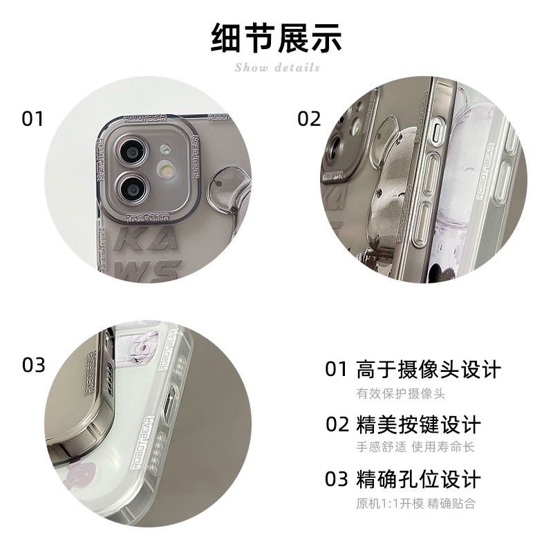 iphone13手機殼蘋果13pro新款的女透明12套x潮11防摔xs高端xr女款max鏡頭全包pro女生8plus暴力-細節圖4